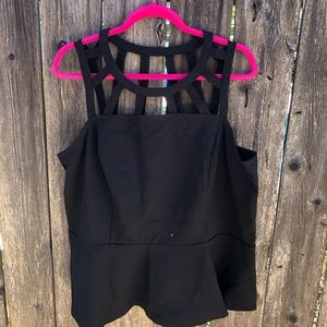 Lane Bryant Peplum top